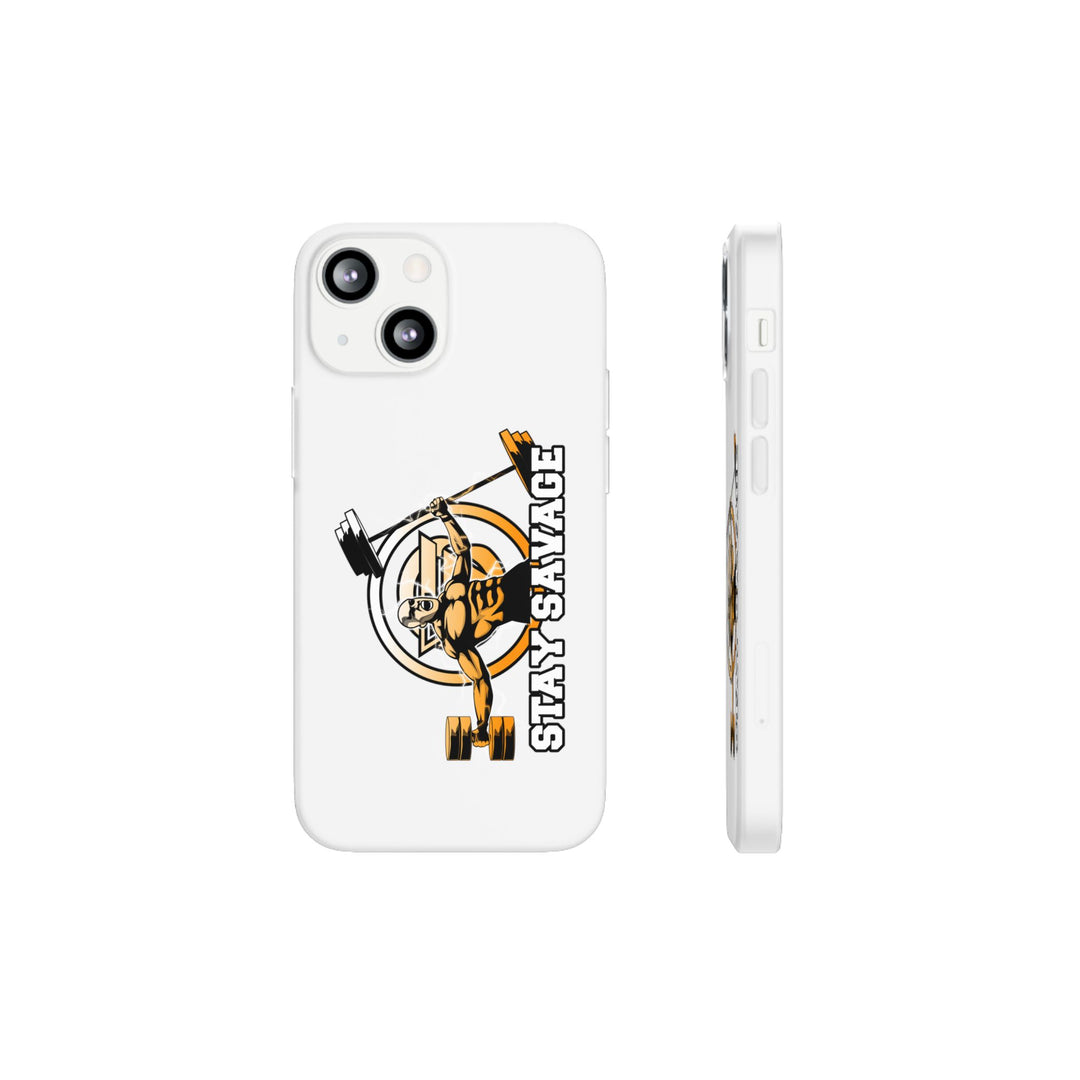 SPARTAN LIFT ORANGE WHITE PHONE CASE/STAY SAVAGE