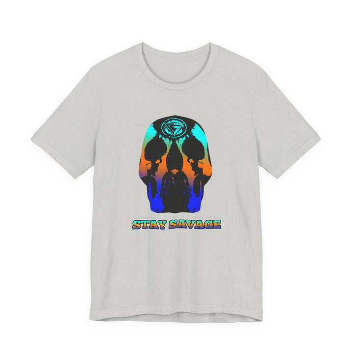 SKULLATOR BLUE ORANGE AQUA  /STAY SAVAGE