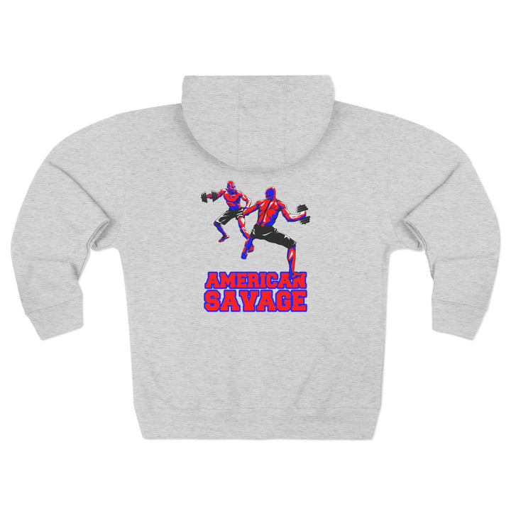 CG STAND OFF RED BLUE /AMERICAN SAVAGE ZIP UP