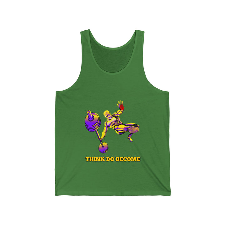 MAC-JUMP PURPLE GREEN TANK/ THINK DO BECOME