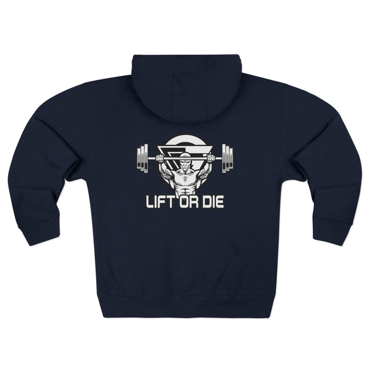 ENTER THE MAC BLACK WHITE/LIFT OR DIE ZIP UP