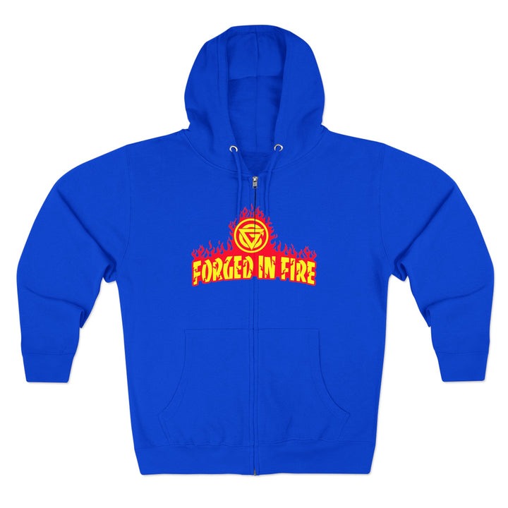 CG DBL SKULL BELL RED GOLD/READY FOR WAR ZIP UP