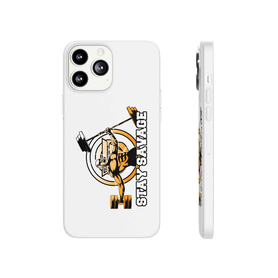 SPARTAN LIFT ORANGE WHITE PHONE CASE/STAY SAVAGE