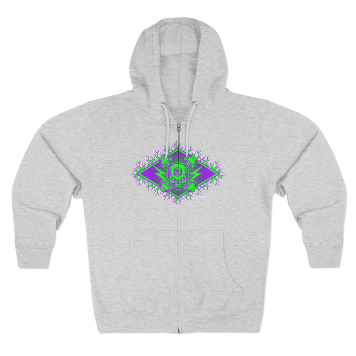 CG SERPENT SLAYER PURPLE GREEN /READY FOR WAR ZIP UP