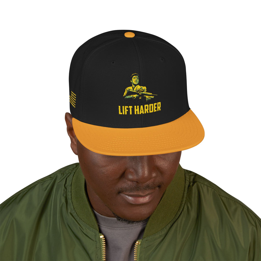 CG FINAL MAFIA BOSS YELLOW BLACK /LIFT HARDER Snapback (Embroidery)
