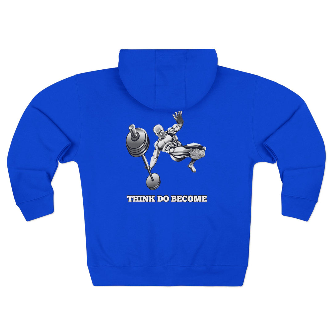 CG MAC JUMP WHITE /THINK DO BECOME ZIP UP