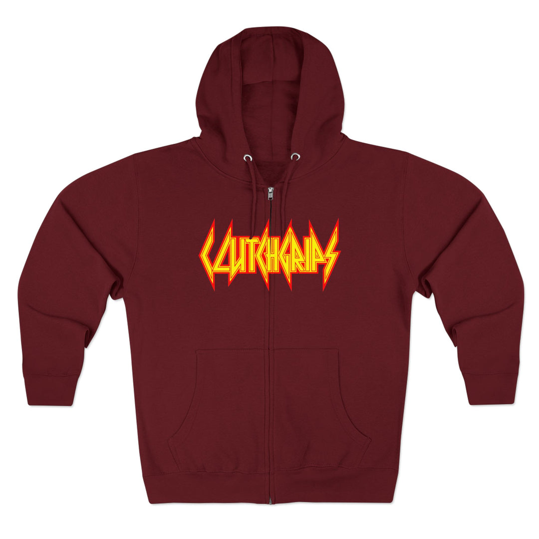 CG SGL SKULL BELL RED GOLD /LIFT OR DIE ZIP UP