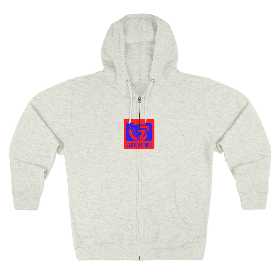 ENTER THE MAC HYPER RED BLUE /LIFT OR DIE ZIP UP