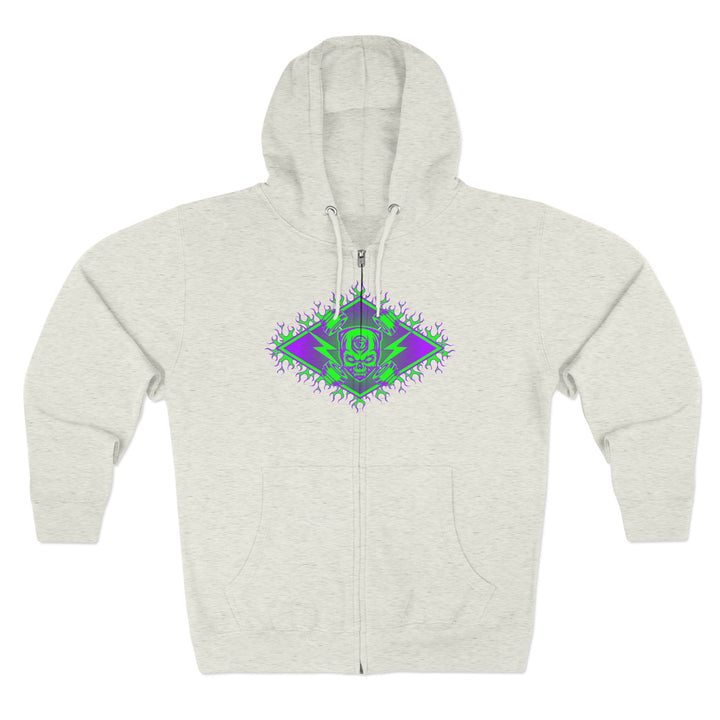 CG MAC JUMP PURPLE GREEN/LIFT OR DIE ZIP UP