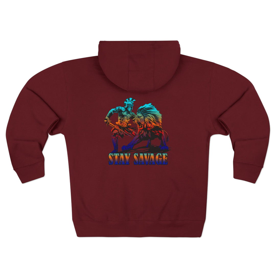 CG MAC THE LION TAMER BLUE ORANGE AQUA ZIP UP