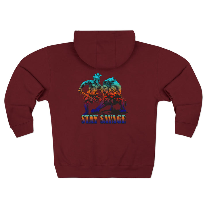 CG MAC THE LION TAMER BLUE ORANGE AQUA ZIP UP