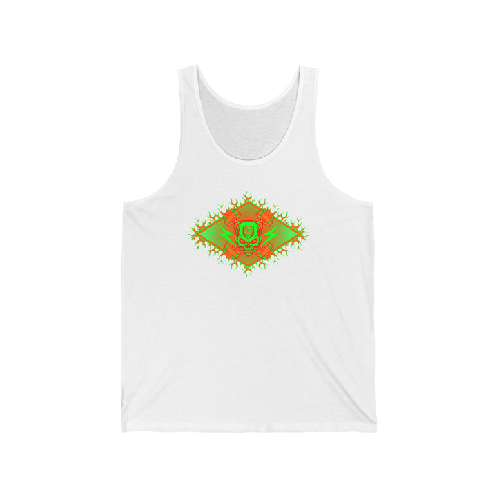 SKULL BELL DIAMOND GREEN ORANGE