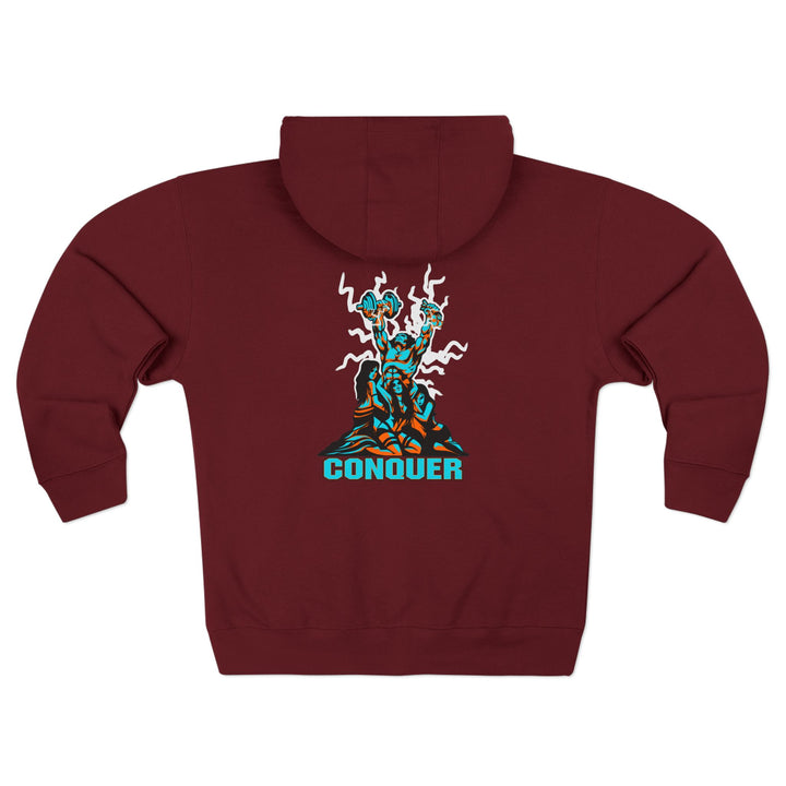 CG CONFIDENCE MAN ORANGE AQUA /CONQUER ZIP UP