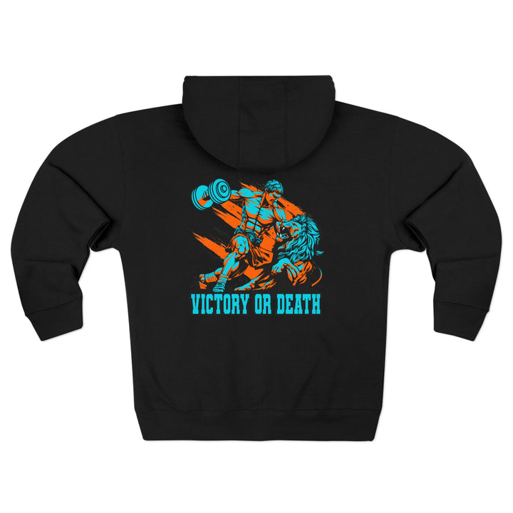 CG COLISEUM MAC VS LION MIAMI COLORS /VICTORY OR DEATH ZIP UP