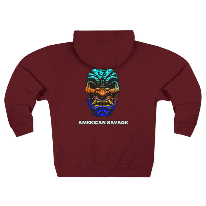 SAMURAI MAC BLUE ORANGE AQUA /AMERICAN SAVAGE ZIP UP