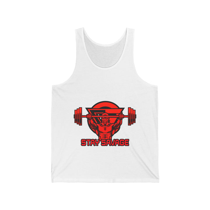 ENTER THE MAC RED BLACK TANK/STAY SAVAGE