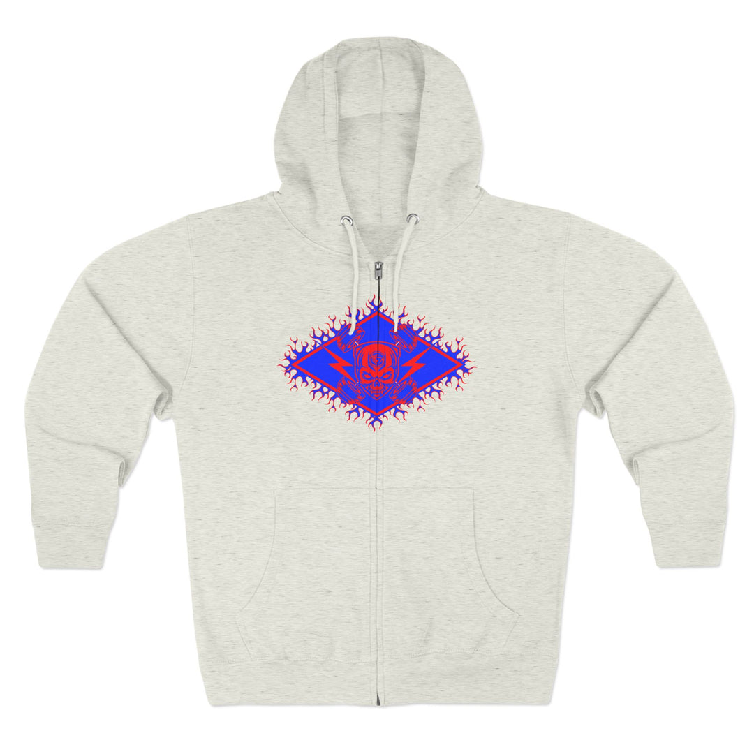 CG STAND OFF RED BLUE /KILL OR BE KILLED ZIP UP
