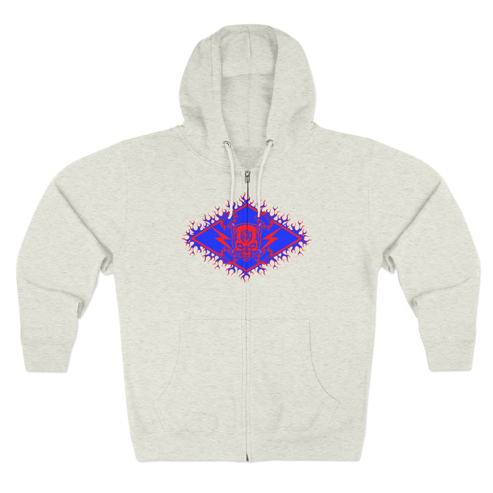 CG STAND OFF RED BLUE /KILL OR BE KILLED ZIP UP