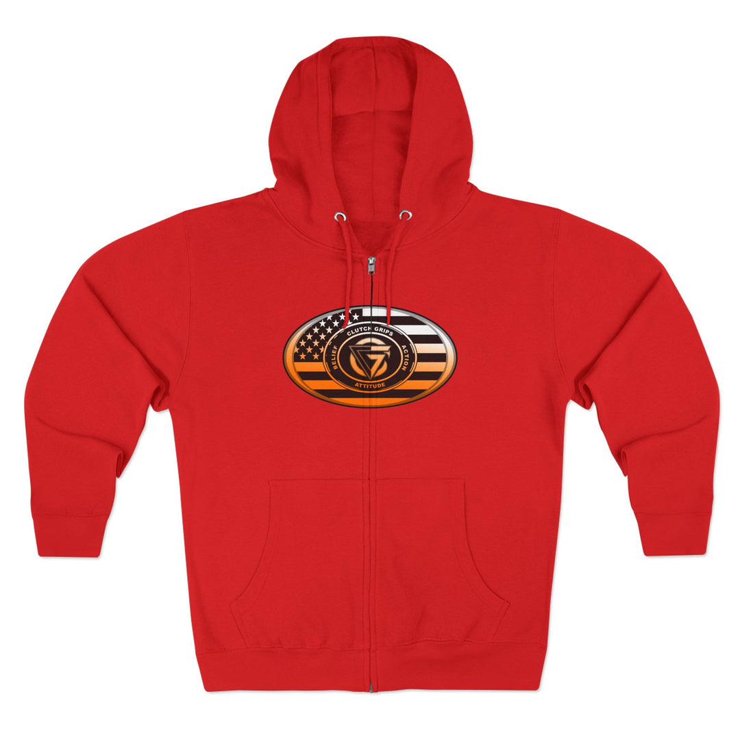 CG LIFT KICK ORANGE WHITE FADE/WELCOME TO THE JUNGLE ZIP UP