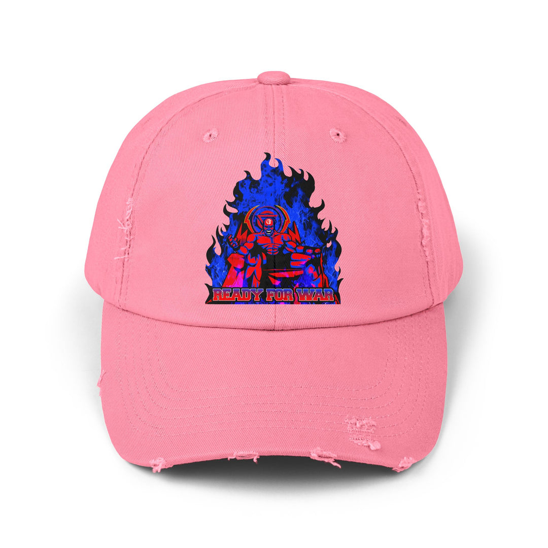MAC FINAL BOSS FIRE CHAIR RED BLUE /READY FOR WAR CAP