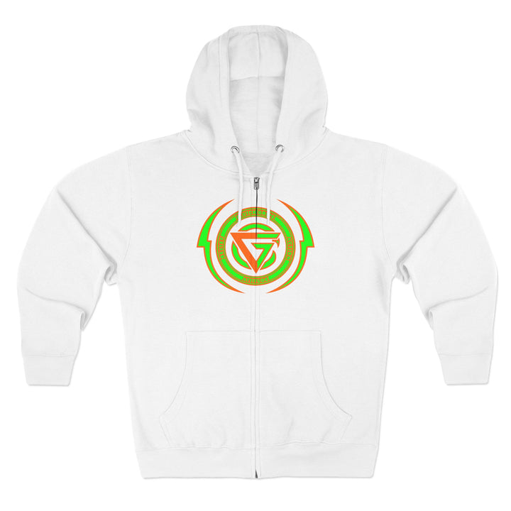 CG LIFT KICK ORANGE GREEN/KILL OR BE KILLED ZIP UP