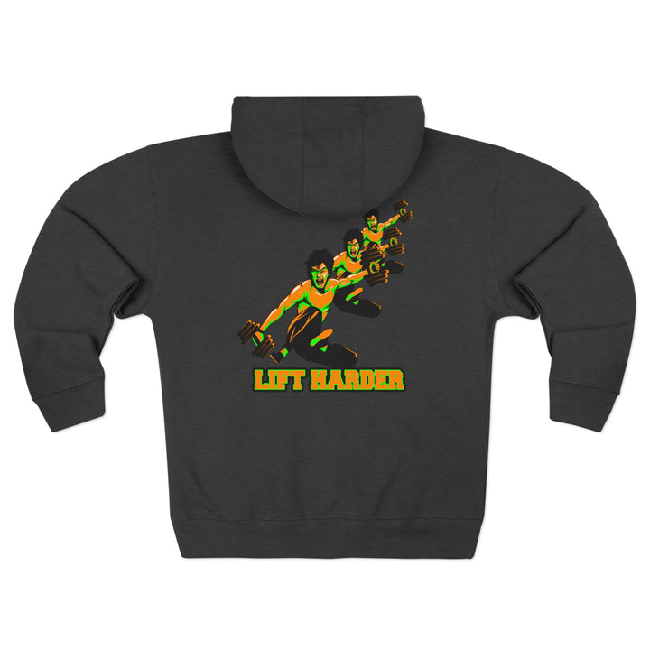 CG LIFT KICK ORANGE GREEN/LIFT HARDER ZIP UP