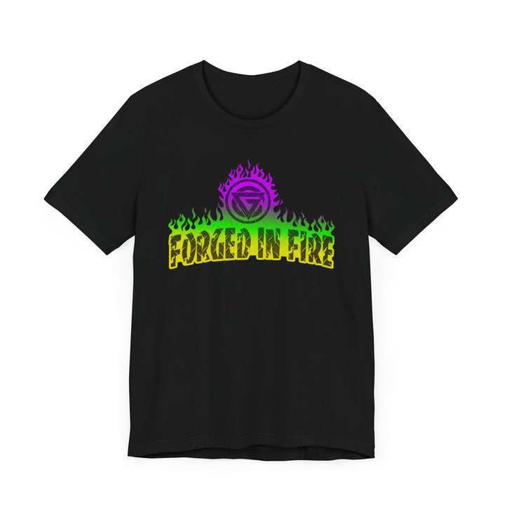 FORGED IN FIRE YELLOW GREEN PURPLE /DIAMOND PLATE STYLE