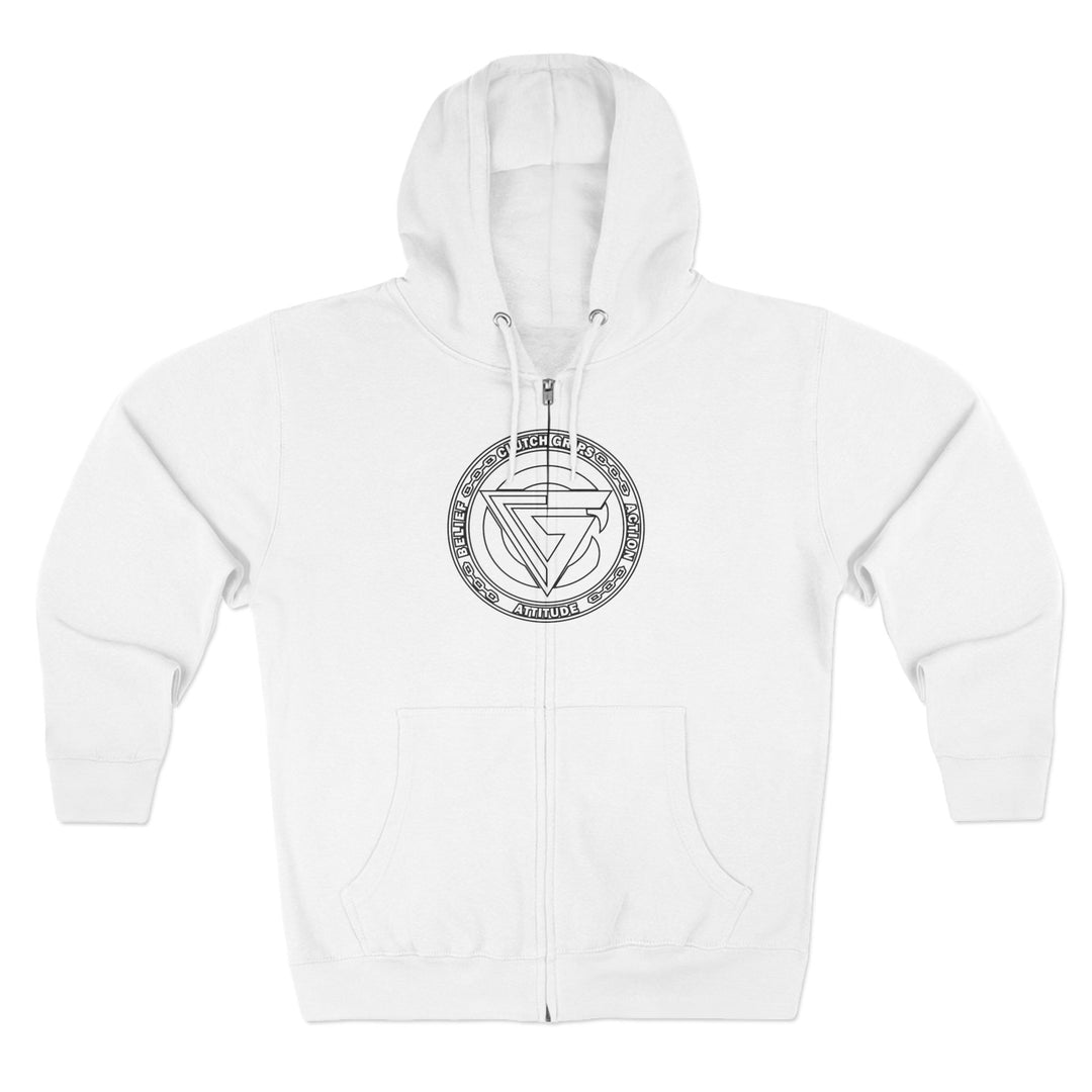DYNAMITE TIGER WHITE BLACK /STAY SAVAGE ZIP UP