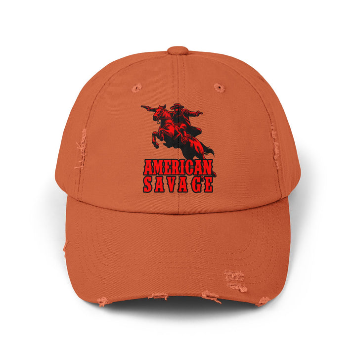 CG OUTLAW RED/AMERICAN SAVAGE CAP