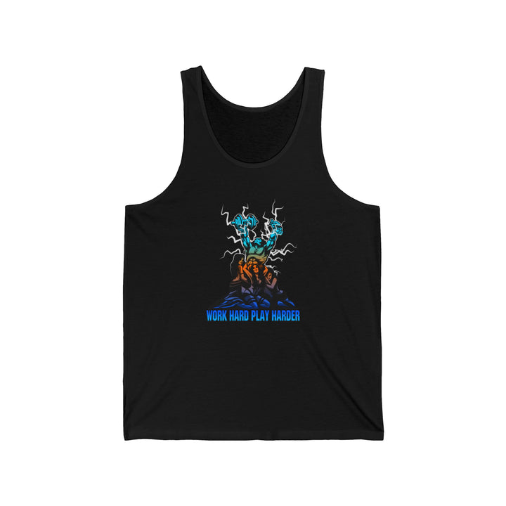 CG CONFIDENCE MAN   BLUE ORANGE AQUA FADE /WORK HARD PLAY HARDER