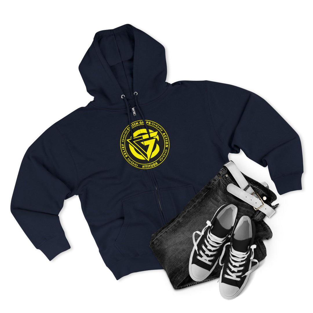 CG TIGER VS TIGER YELLOW BLACK /READY FOR WAR ZIP UP