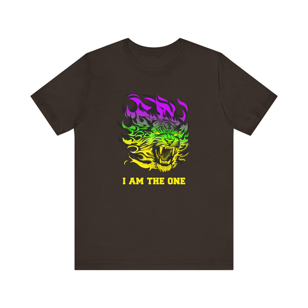 TIGER FLAME YELLOW GREEN PURPLE FADE/I AM THE ONE