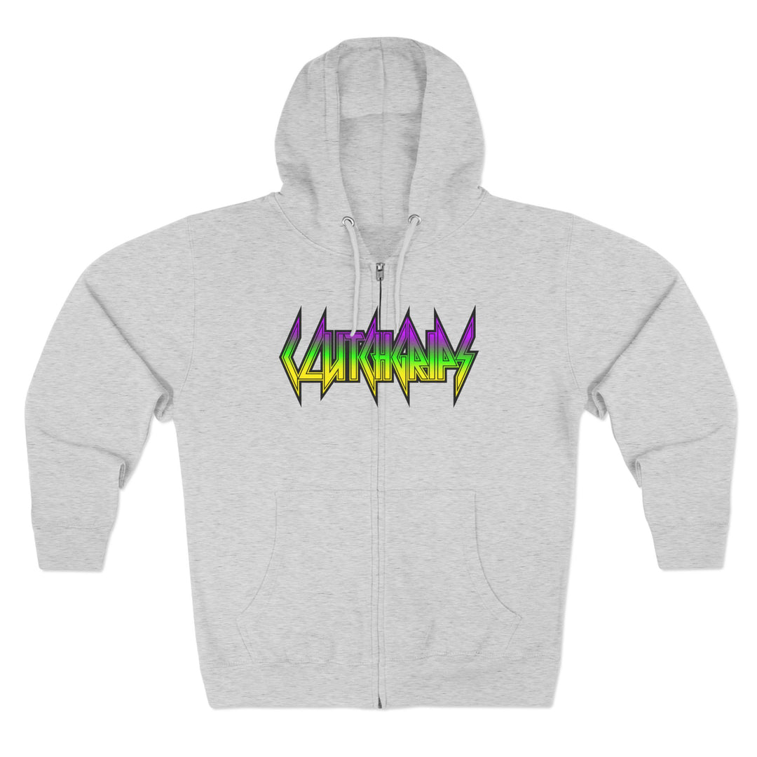 CG LIFT KICK YELLOW GREEN PURPLE FADE /KILL OR BE KILLED ZIP UP