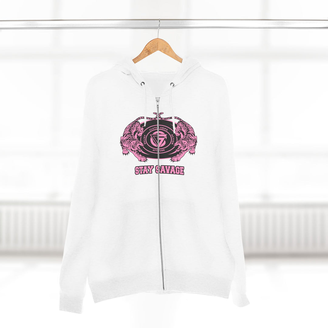 CG TIGER VS TIGER PINK/STAY SAVAGE ZIP UP