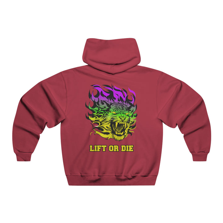 TIGER FLAME PURPLE GREEN YELLOW /LIFT OR DIE