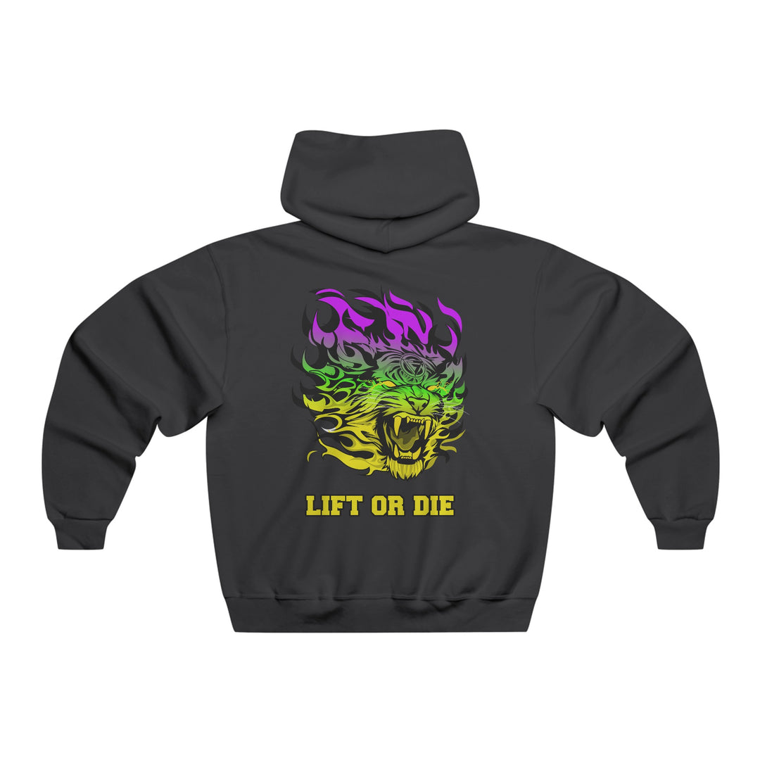 TIGER FLAME PURPLE GREEN YELLOW /LIFT OR DIE