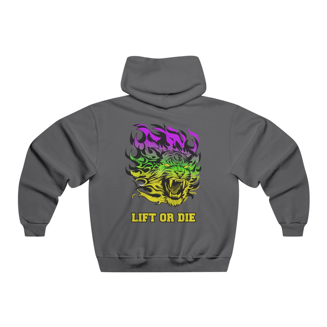 TIGER FLAME PURPLE GREEN YELLOW /LIFT OR DIE