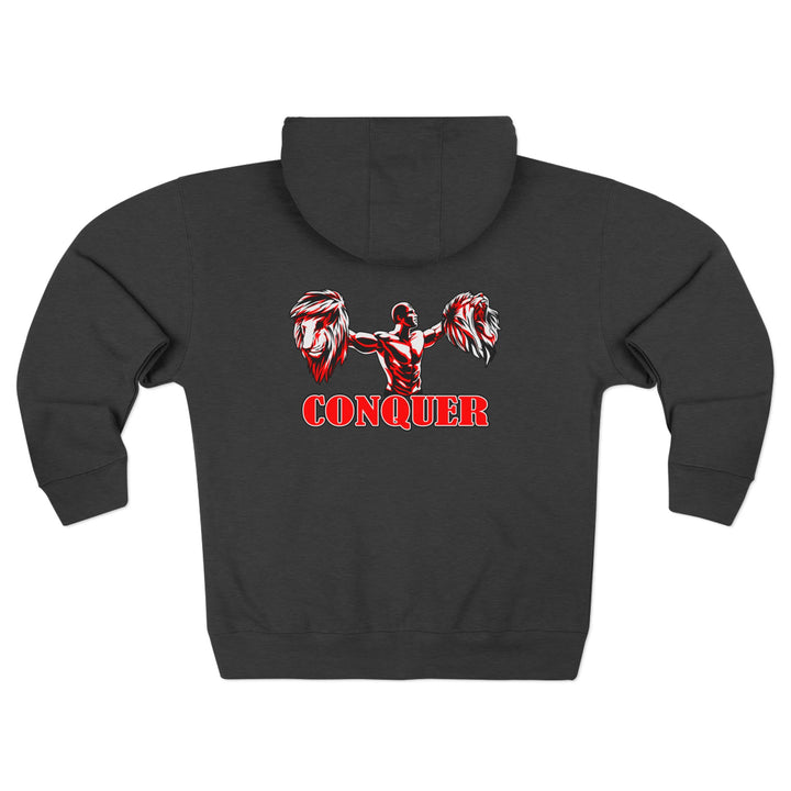 CG BEAST MASTER RED WHITE/CONQUER ZIP UP