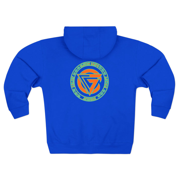 CG DIAMOND DBL BELL SKULL MIAMI COLORS /CLUTCHGRIPS ZIP UP