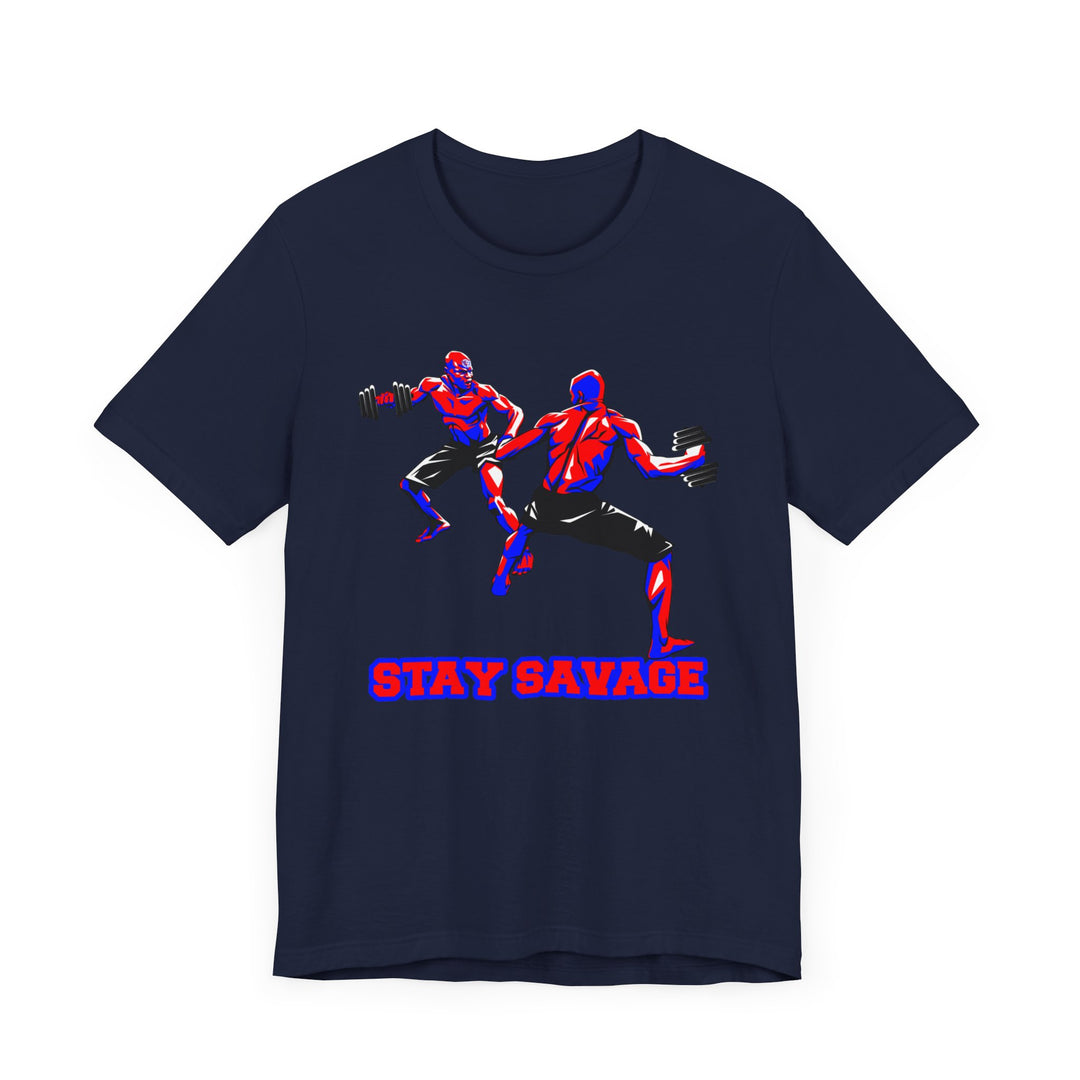 CG RED BLUE MAN VS MAN /STAY SAVAGE
