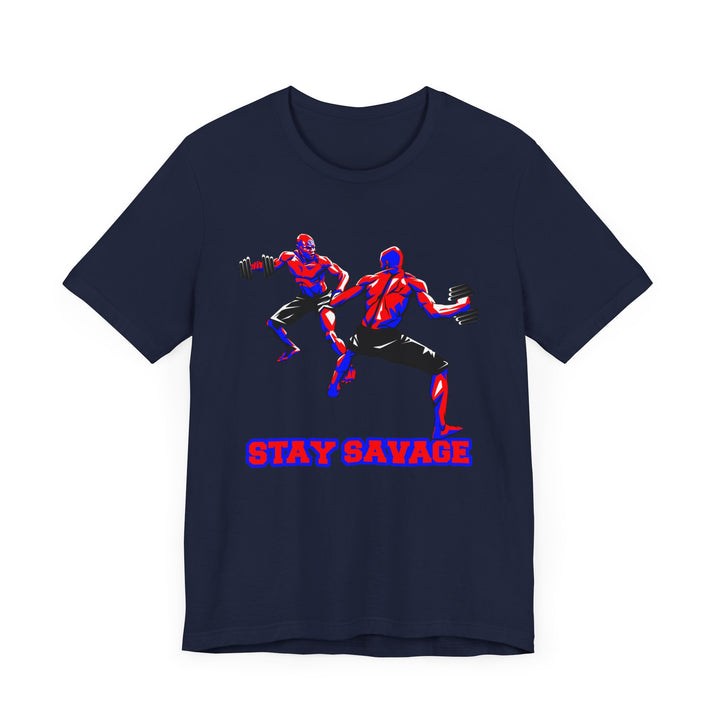 CG RED BLUE MAN VS MAN /STAY SAVAGE