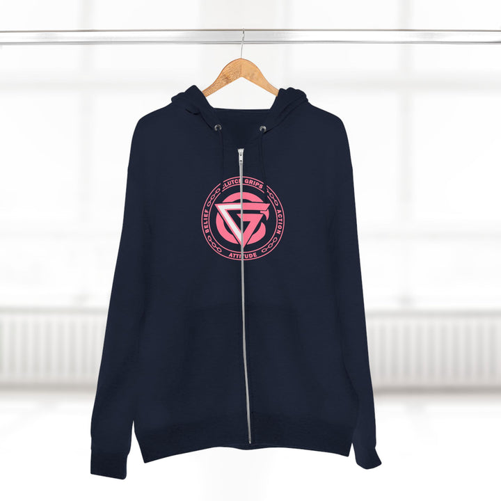 CG DRAGON BELLE LIGHTNING PINK/BELIEF ATTITUDE ACTION ZIP UP