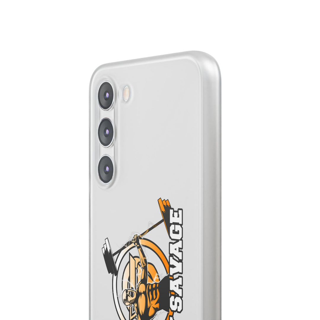 SPARTAN LIFT ORANGE WHITE PHONE CASE/STAY SAVAGE
