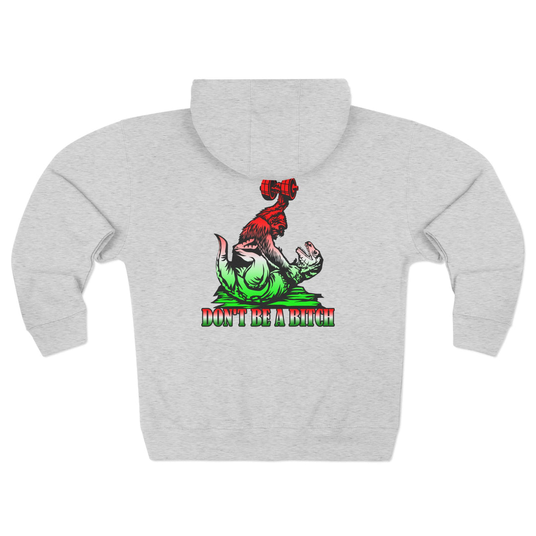 CG APE VS ZILLA RED WHITE GREEN FADE /DONT BE A BITCH ZIP UP