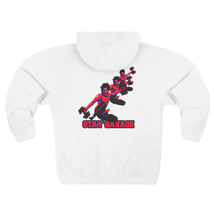 CG LIFT KICK RED BLUE/STAY SAVAGE ZIP UP