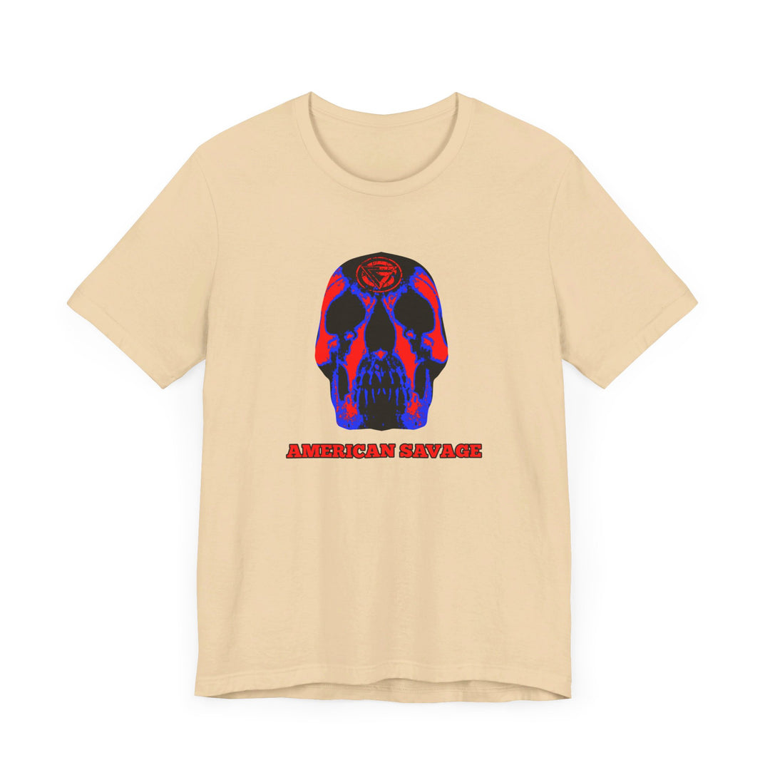 SKULLATOR RED BLUE /AMERICAN SAVAGE