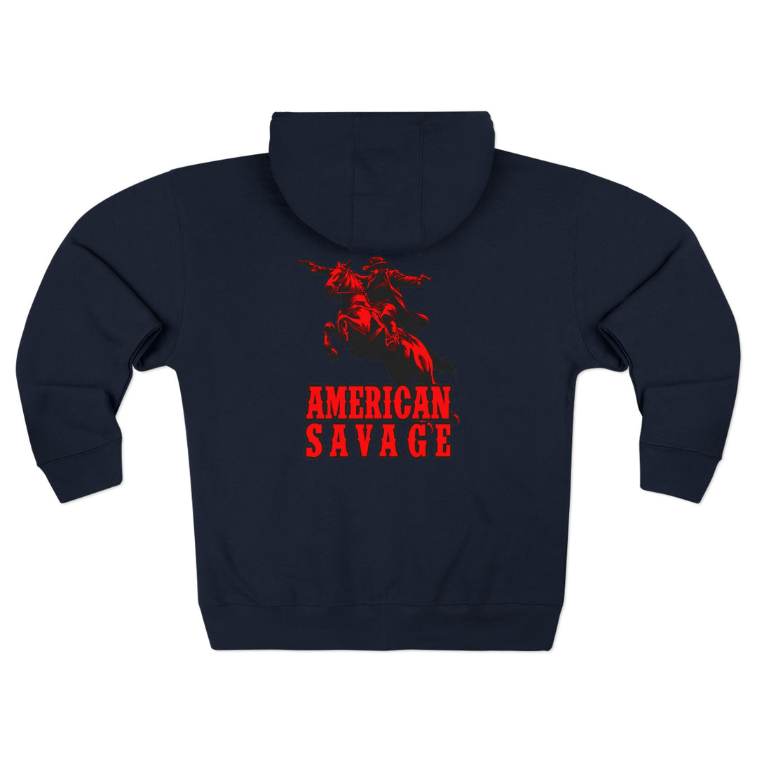 CG OUTLAW RED BLACK /AMERICAN SAVAGE ZIP UP