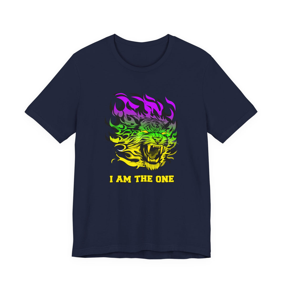 TIGER FLAME YELLOW GREEN PURPLE FADE/I AM THE ONE
