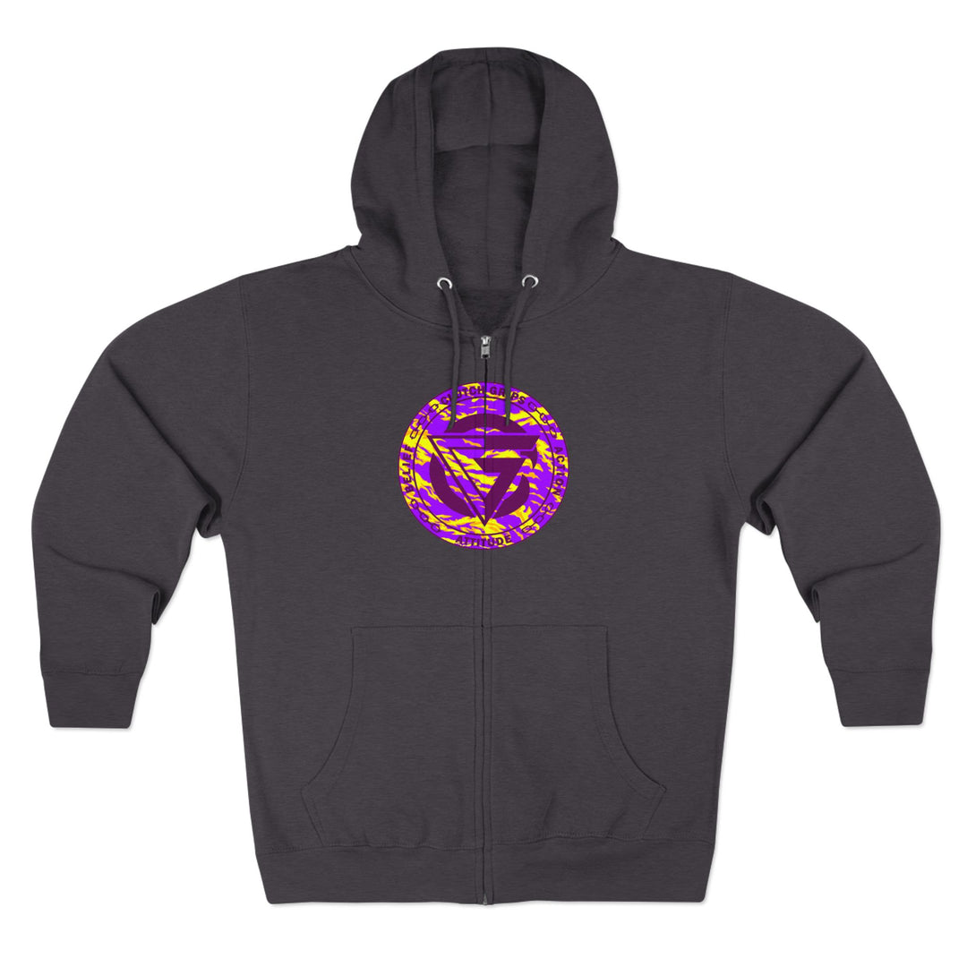CG MAC JUMP PURPLE GOLD /STAY SAVAGE ZIP UP