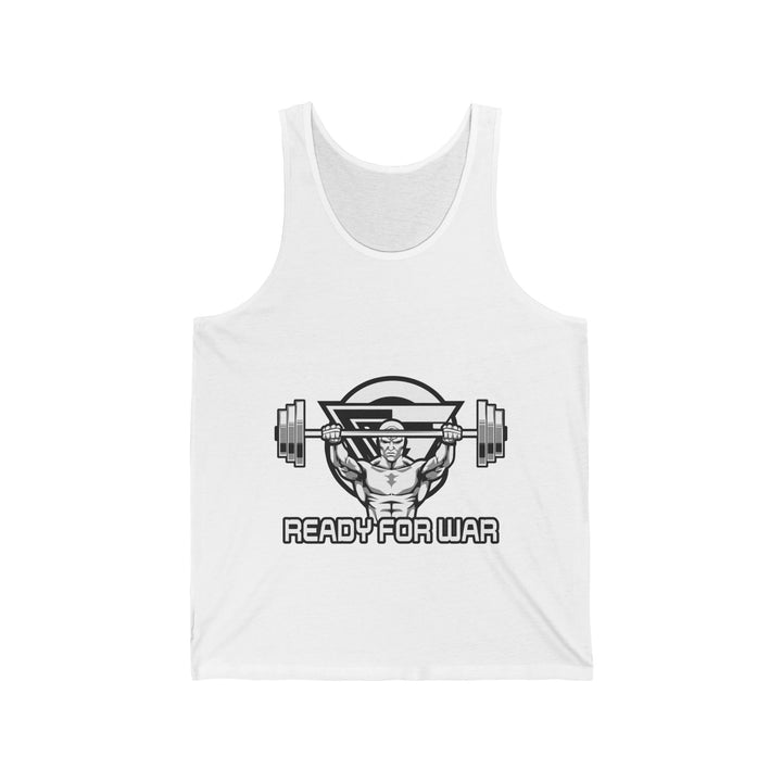 ENTER THE MAC WHITE BLACK TANK/READY FOR WAR